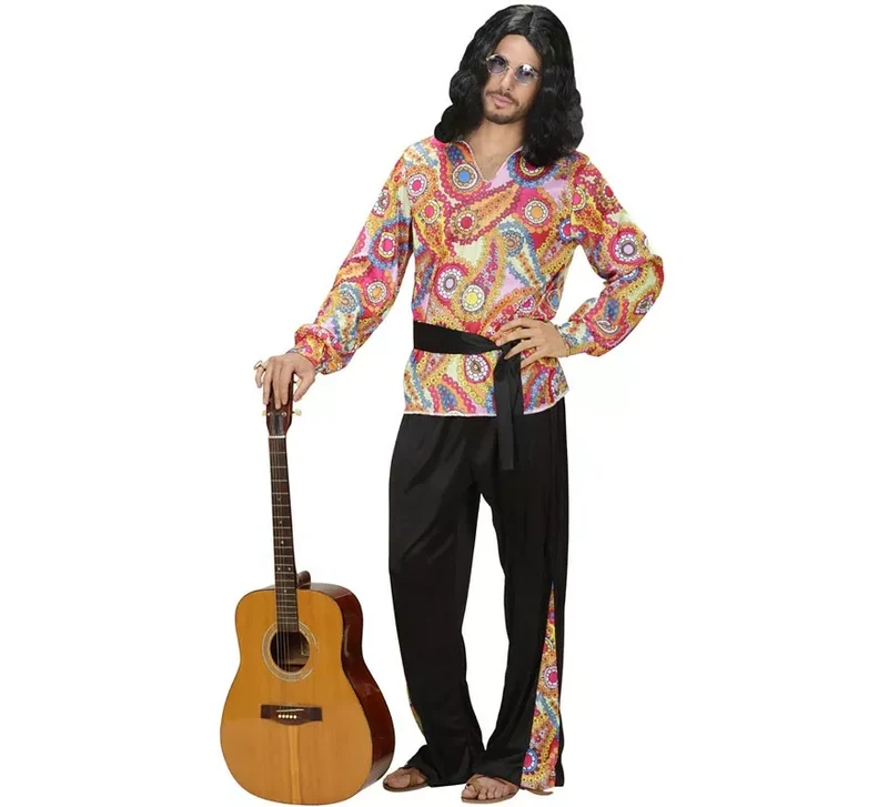 Disfraz de Hippie figuras con cinturón para hombre XL