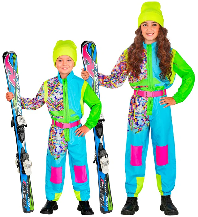 Bunte Skipak für Kinder 140cm