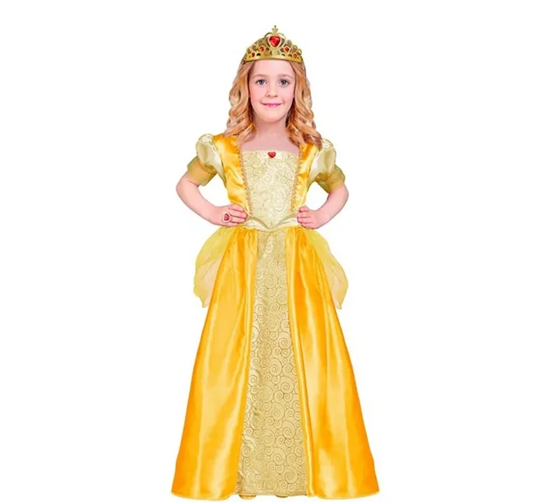 Disfraz de Princesa amarilla para niña 2-3A
