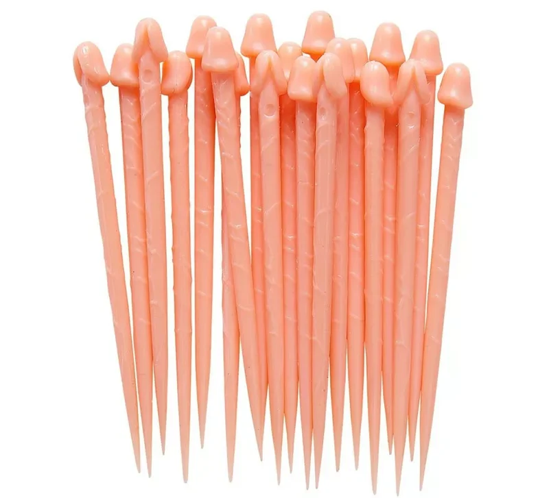Pack de 20 Palillos con forma de Penes Sin talla