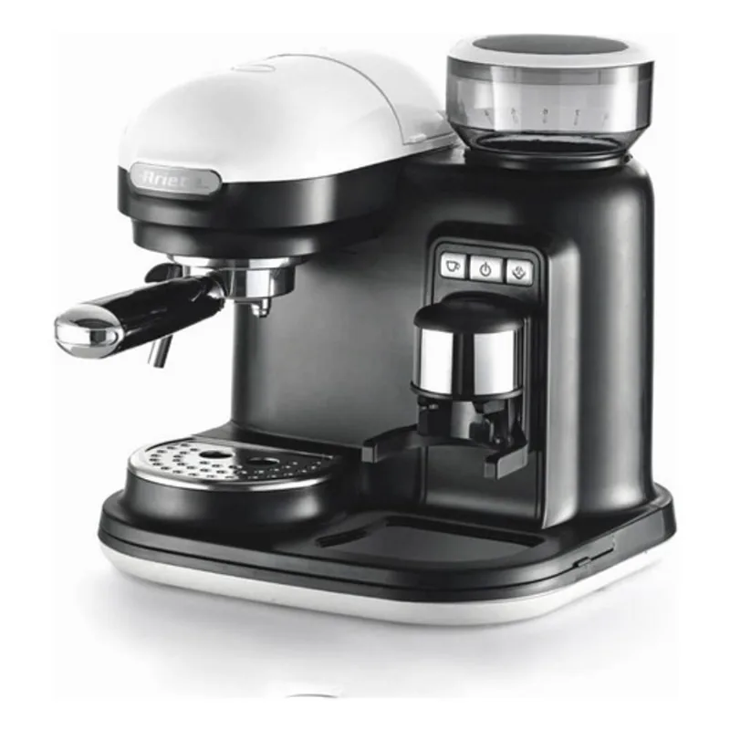 Cafetera Eléctrica Espresso Ariete Con Molinillo Integrado