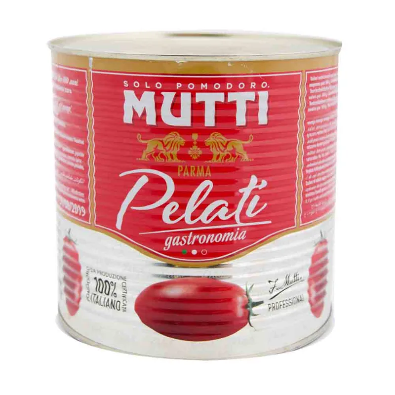 Tomate Pelado Perita Mutti Gastronomia Lata 25