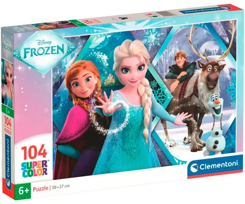Clementoni Super Color Frozen palapeli 104 palaa