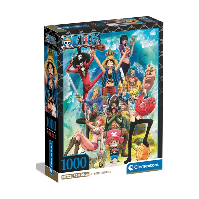 Clementoni One Piece 1000pc Jigsaw Puzzle Set Design 3 FTC Games