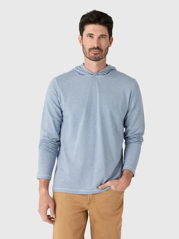 Faherty Brand Men's Movement Popover Hoodie XXL / MAPLE BARK FEEDER