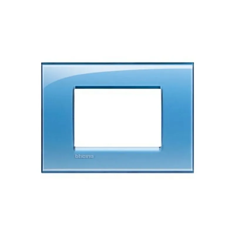 Placa 4X2 Para 3 Módulos Azzurro Light Bticino