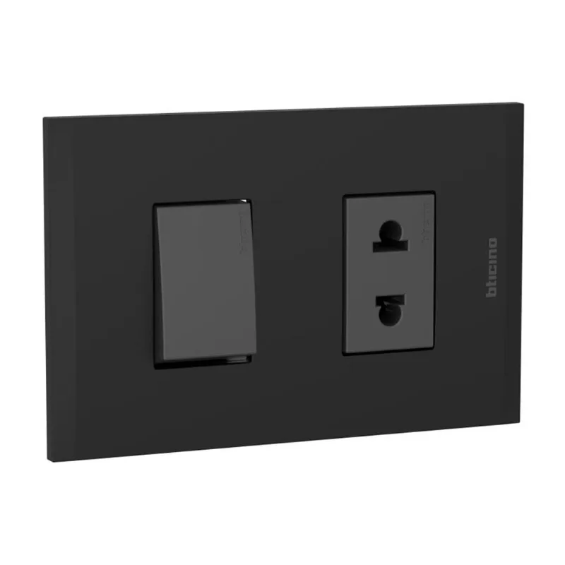 Modus4 - Interruptor + Tomacorriente univ Bticino