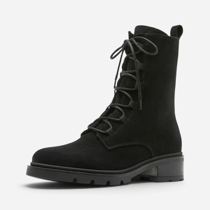Secure Black Leather 8.5