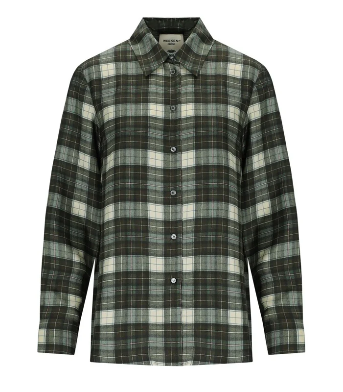 Max Mara Weekend Rete Kaki Shirt 40