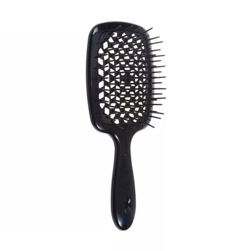 Escova De Cabelo Janeke Superbrush Cor Preta