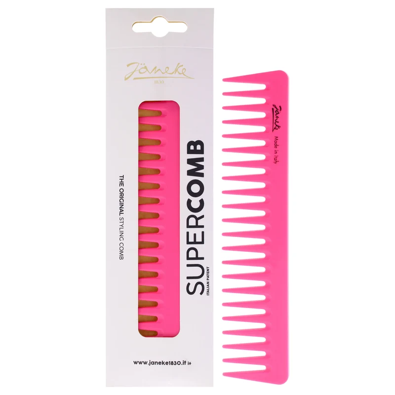 Janeke Supercomb - Fuchsia by Janeke for Unisex - 1 Pc Comb 1 Pc
