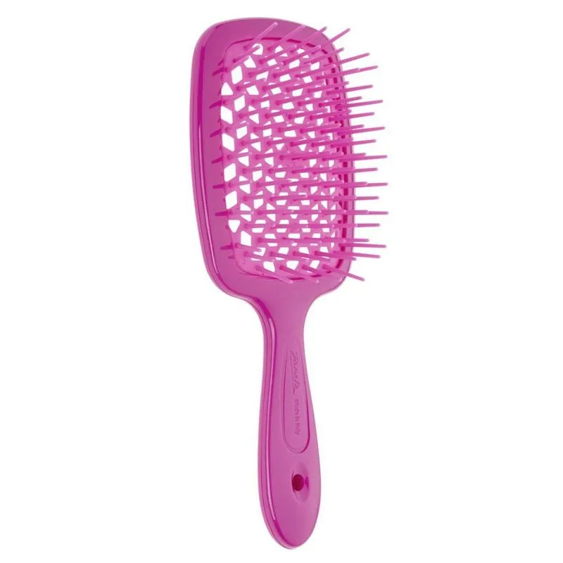Escova Cabelo Janeke Superbrush Italiana Legitima Rosa