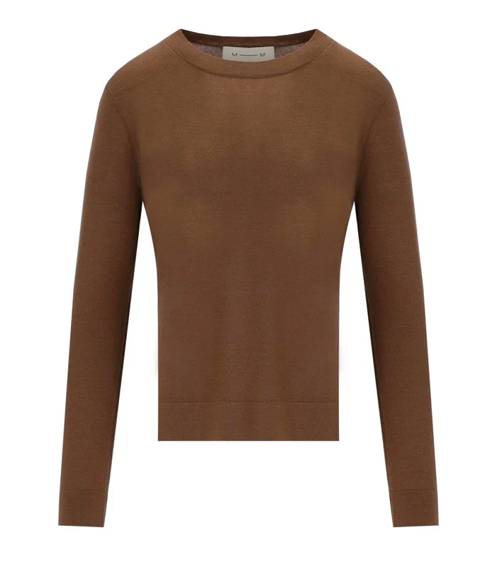 Mm Max Mara Tempo Brown Sweater S