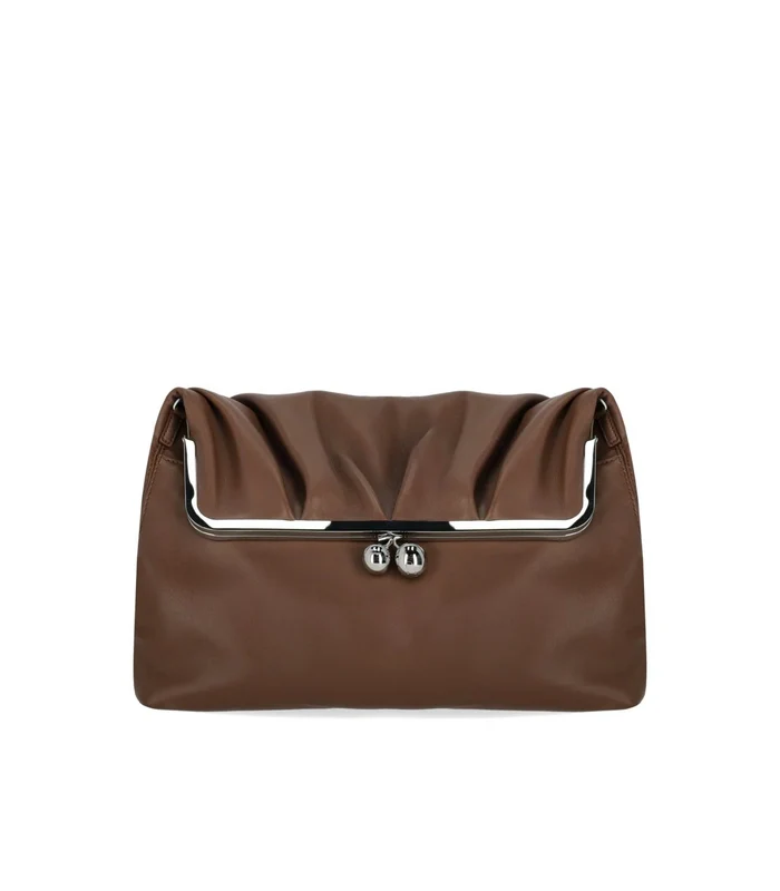 Max Mara Weekend Pasticcino Slalom Brown Bag