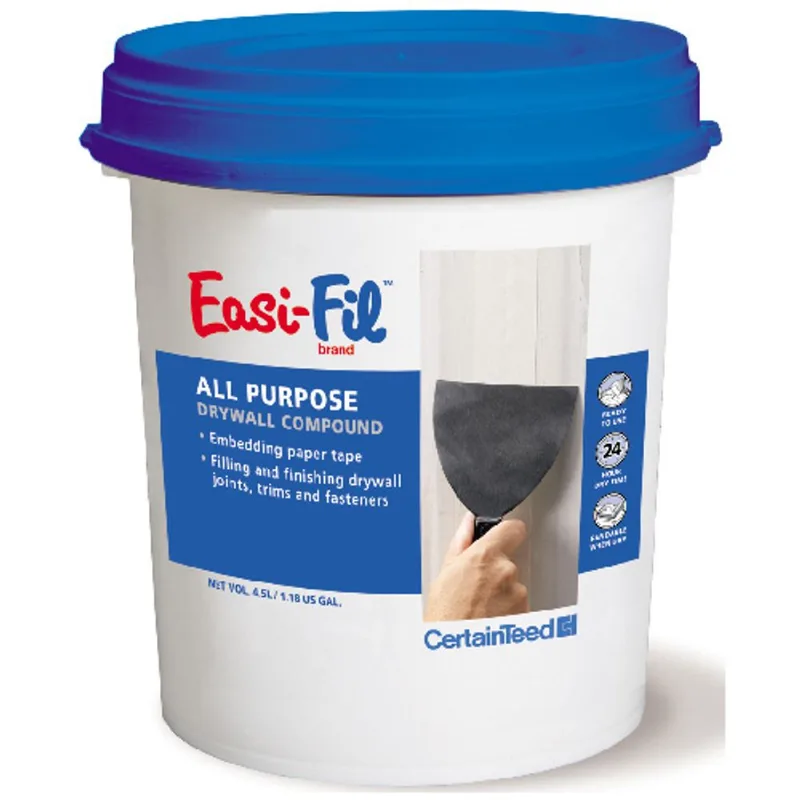 CertainTeed Easi-Fil All-Purpose Drywall Compound 4.5 L - White