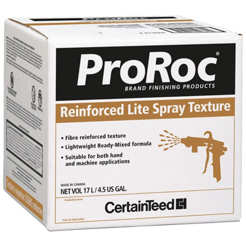 CertainTeed Wall and Ceiling Texture Spray - Water Based - 17 L - Off-White