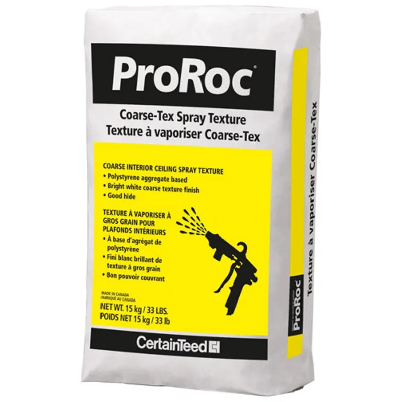 CertainTeed Course Tex-Spray - White - Gloss Finish - 15 kg