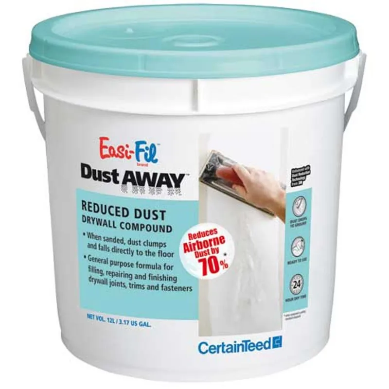 CertainTeed Easi-Fil Dust Away Drywall Compound - Premixed - 12 L - Off-White