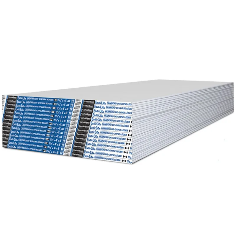 CertainTeed Easi-Lite 1/2-in x 4 x 8-ft Lightweight Gypsum Drywall - Commercial/Residential