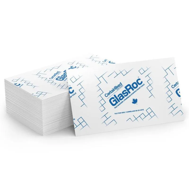 GlasRoc Tilebacker 4-ft x 8-ft x 1/2-in Water-Resistant Gypsum Drywall for Tile