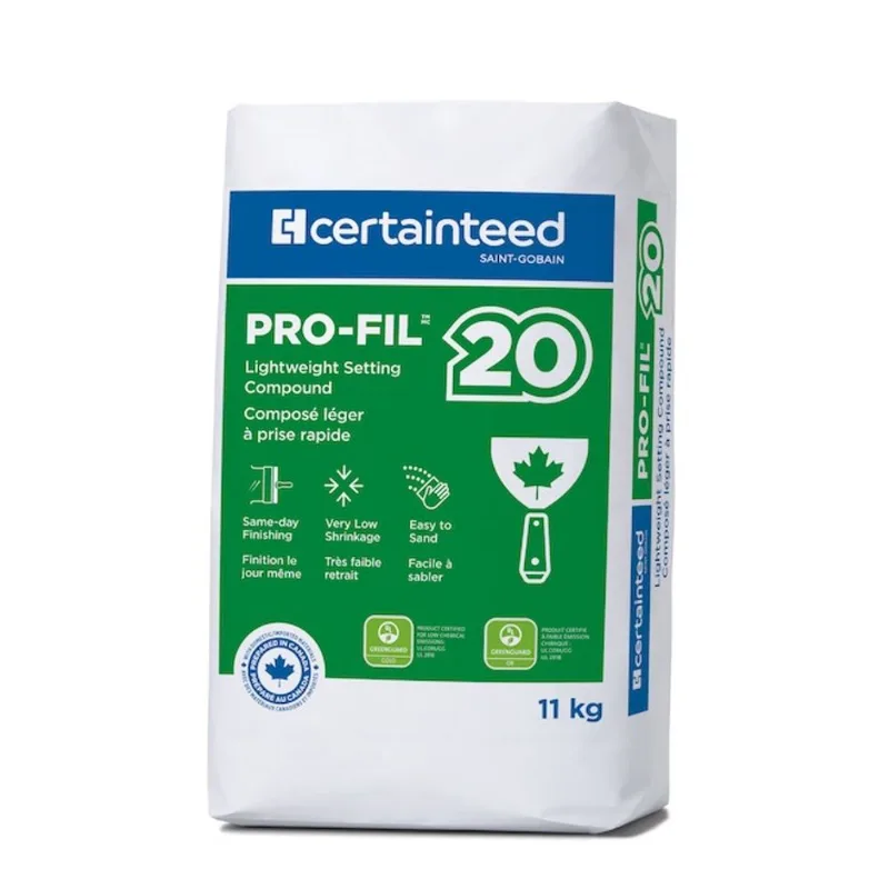 CertainTeed PRO-FIL 20 Lightweight Setting Compound, 11 kg