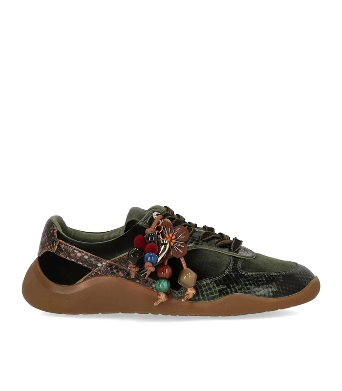 3 P Wave Velvet Green Sneaker 38