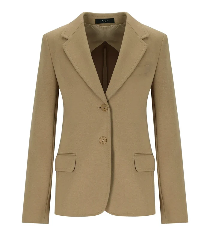 Max Mara Weekend Ginnasta Beige Single Breasted Blazer M