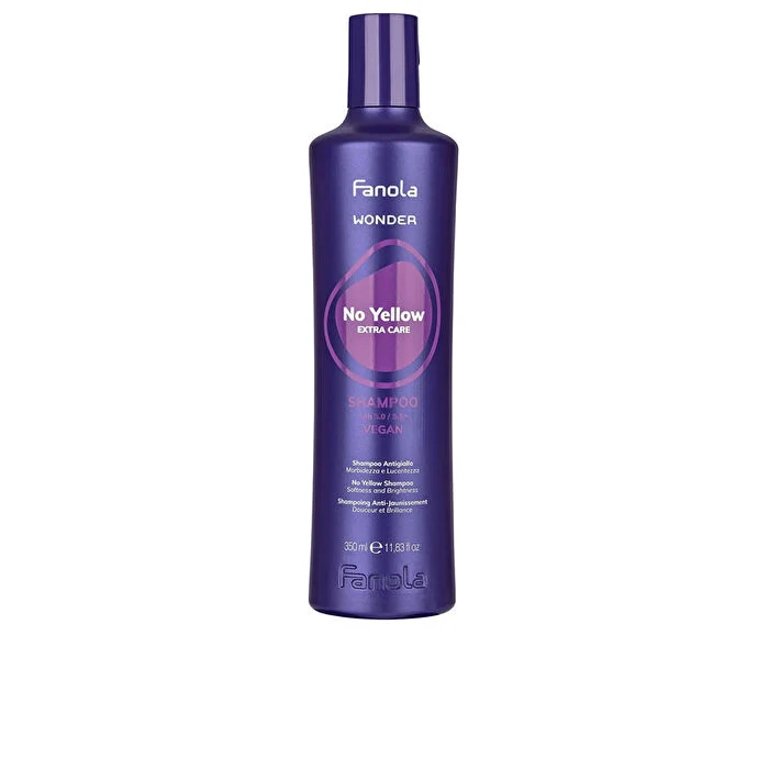 Fanola Wonder No Yellow Extra Care Shampoo - Vegan 350ml Vegan / 350ml