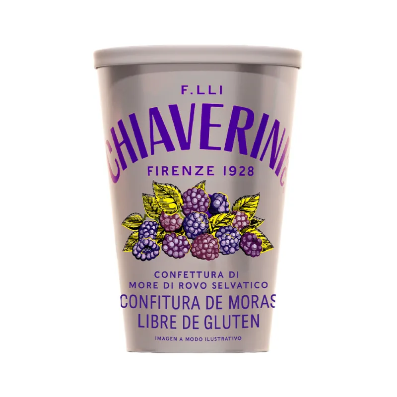Mermelada Sabor Moras 320 Grs Chiaverini