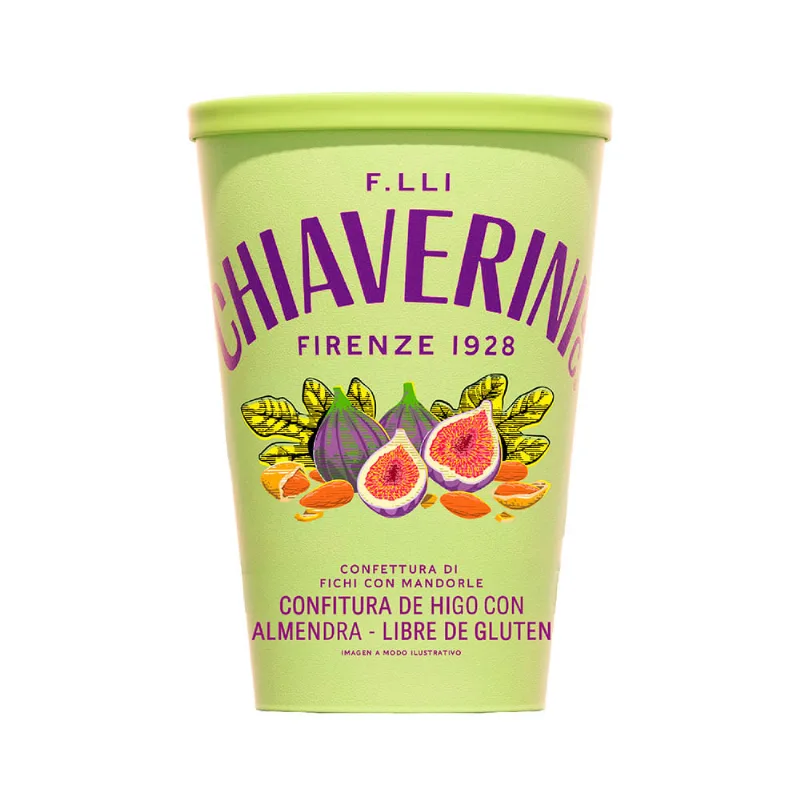 Mermelada Sabor Higo y Almendra 320 Grs Chiaverini