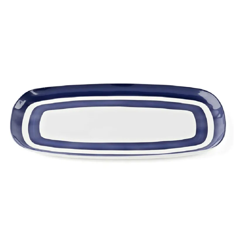 BANDEJA RETANGULAR RASA GUZZINI LARGE EM ACRÍLICO RIVIERA 43CM MEDITERRANEAN BLUE 13291176