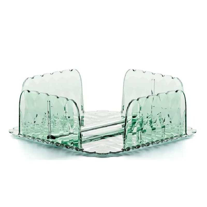 PORTA GUARDANAPO GUZZINI HORIZONTAL EM ACRÍLICO VANITY ARIA 20CM VERDE MATCHA 134600AR86