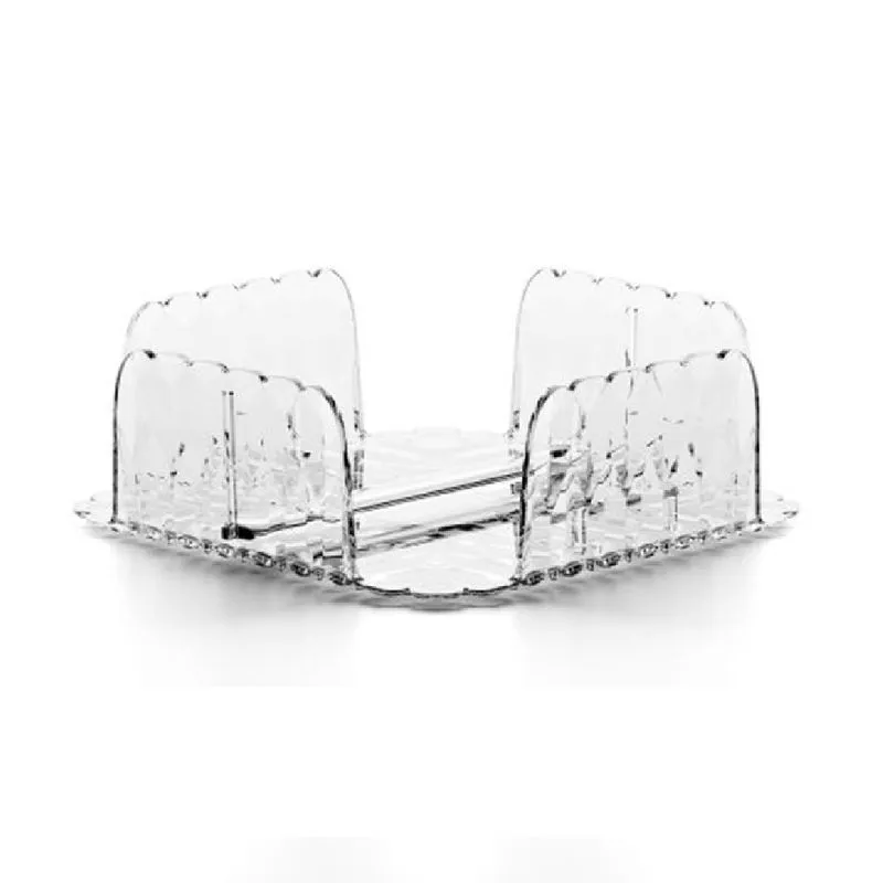 PORTA GUARDANAPO GUZZINI HORIZONTAL EM ACRÍLICO VANITY ARIA 20CM TRANSPARENTE 134600AR00