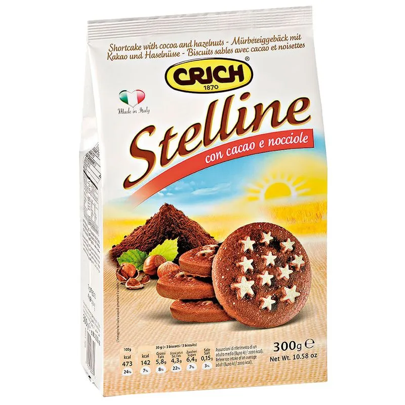 Bisc.Ital.Crich Stelline 300g C/Avela