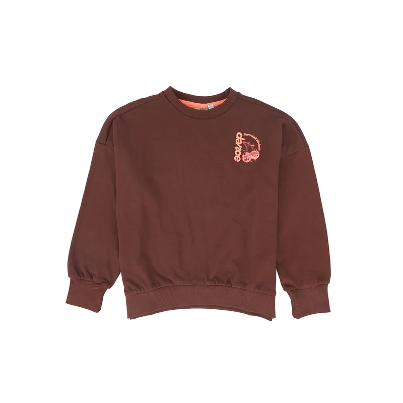 TUMBLE N DRY BURGUNDY CHERRY SWEATSHIRT 7-8