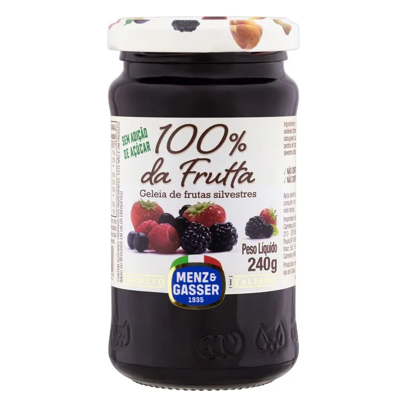 Geléia Frutas Silvestres Menz & Gasser Vidro 240 g