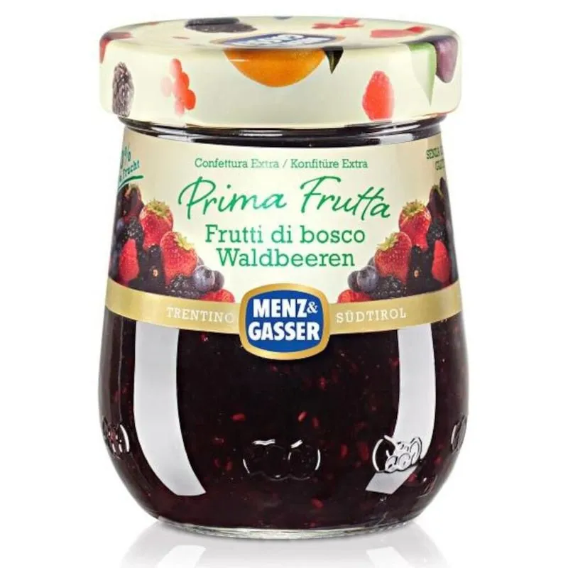 Geleia MENZ & GASSER Prima Frutta Frutas do Bosque 340g