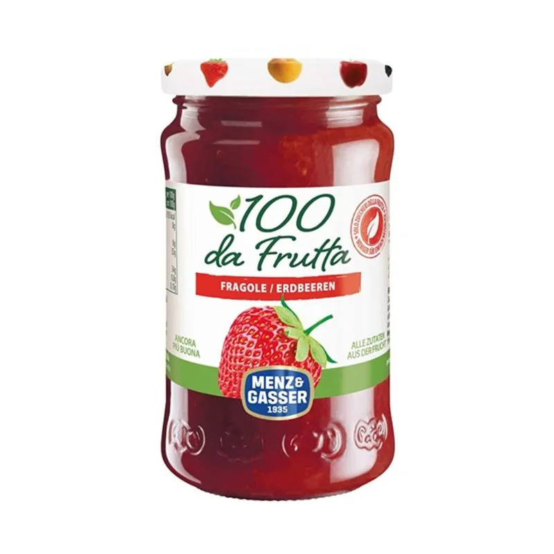 Geléia Italiana Menz&Gasser 100% da Fruta Morango 240g