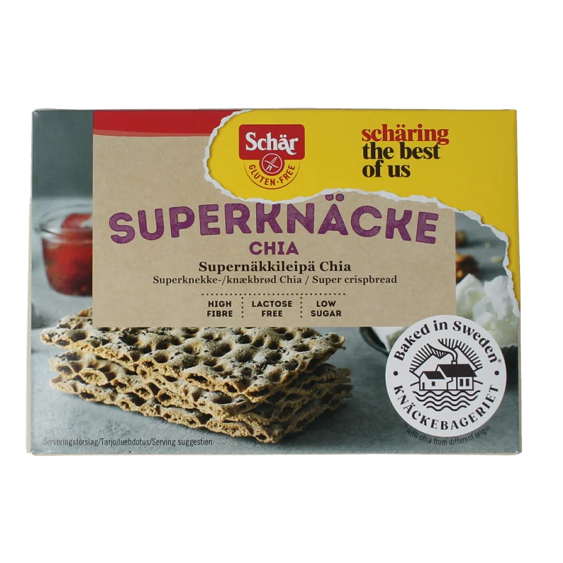 Schar Superknacke met chia 140 gram
