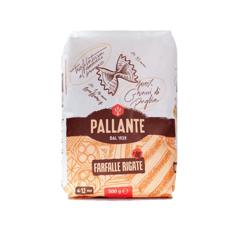 Massa Italiana Farfalline Pallante 500g