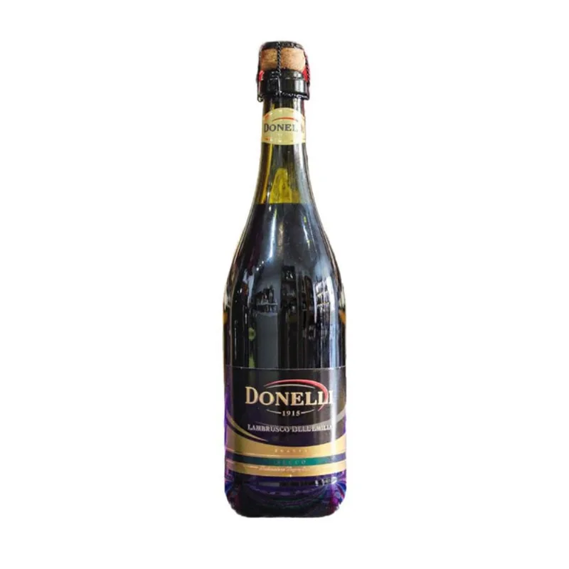 Vino Lambrusco Rosso Secco X 750 Ml Donelli