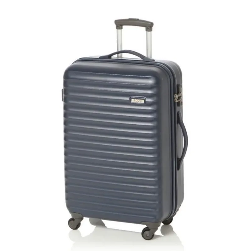 MODO BY RONCATO Valise Trolley Souple et Rigide 4 Roues 67 cm SPACE Bleu Marine