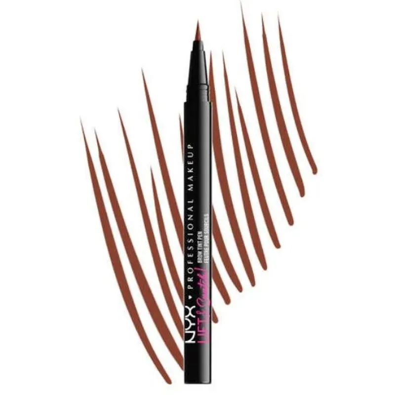 Caneta Tint Para Sobrancelhas Nyx Lift &amp; Snatch! Auburn