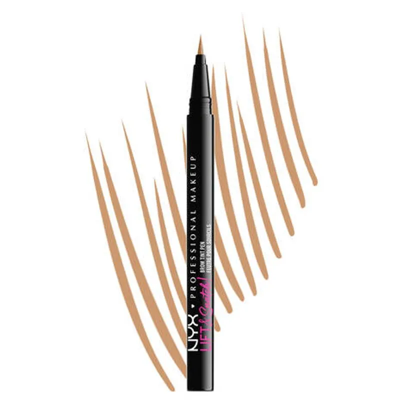 Caneta Tint Para Sobrancelhas Nyx Lift &amp; Snatch! Marrom Macio