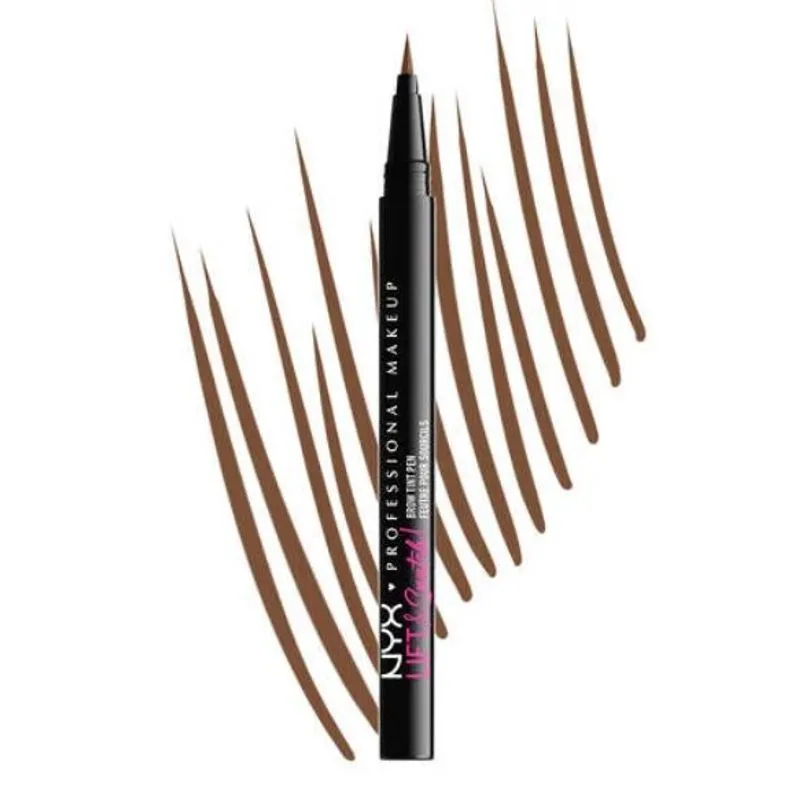 Caneta Tint Para Sobrancelhas Nyx Lift &amp; Snatch! Caramelo