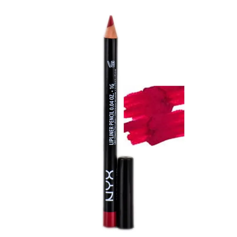 Lápis Delineador Labial Nyx Slim Plush Red Slp 813