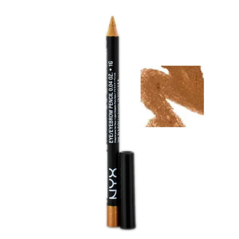 Lápis De Olhos Nyx Slim 933 Gold Shimmer