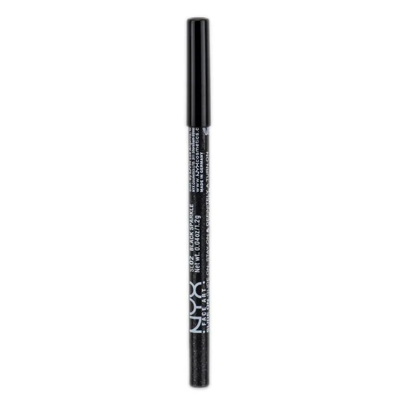 Delineador Nyx Slide On Pencil Sl02 Black Sparkle