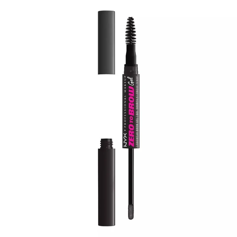 Zero To Brow Long-Wear Brow Gel 08 Black