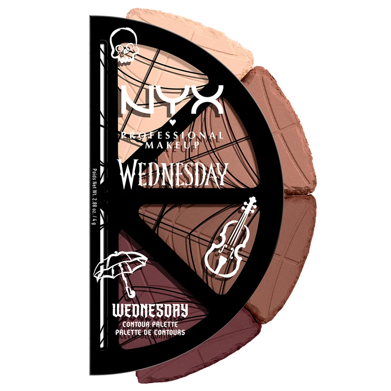 Wednesday Stained Glass Contour Palette Multi